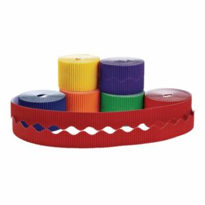 6 Primary Colour Bulletin Boards Borders